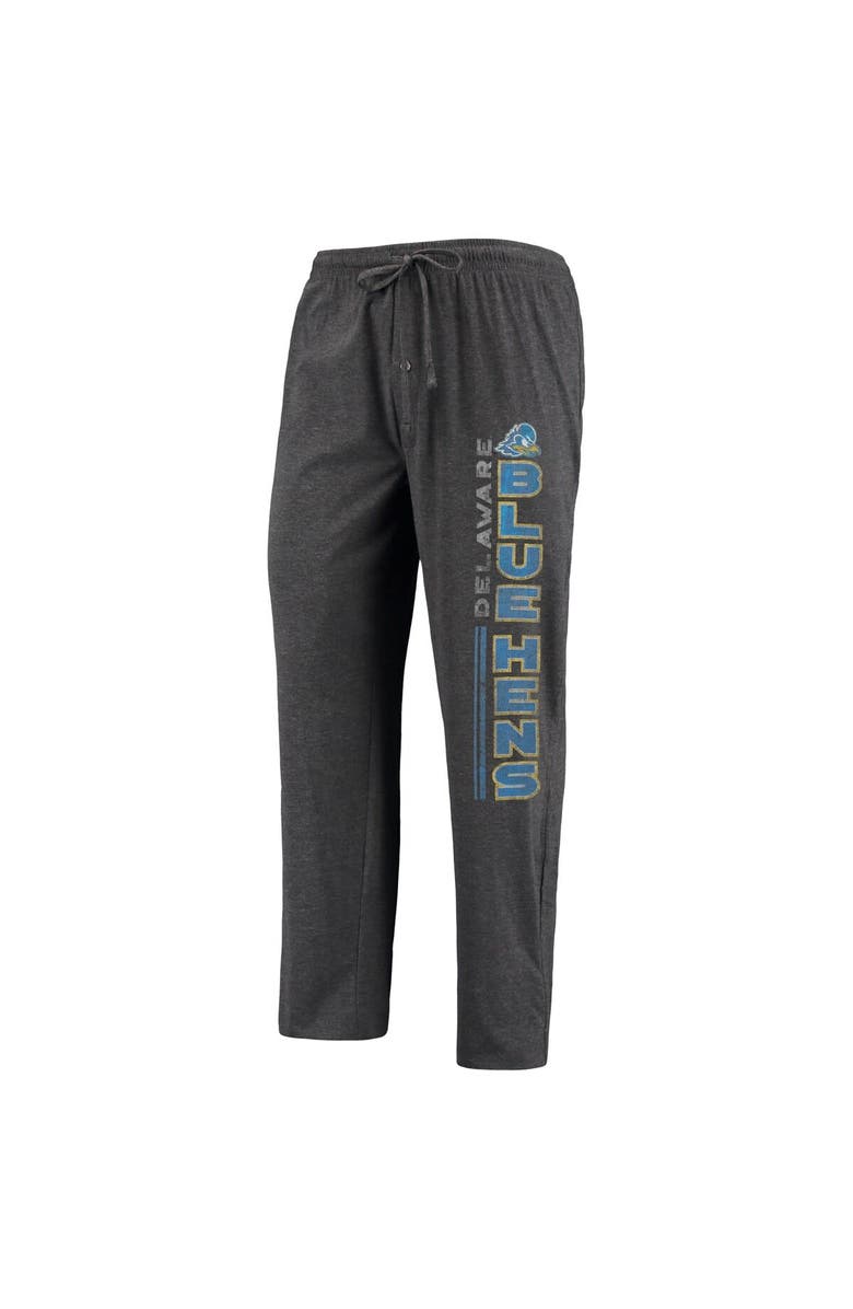 CONCEPTS SPORT Men's Concepts Sport Heathered Charcoal/Royal Delaware Fightin' Blue Hens Meter T-Shirt & Pants Sleep Set, Alternate, color, Heather Charcoal