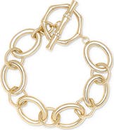 Ramy Brook Chiara Goldtone Bamboo Link Bracelet