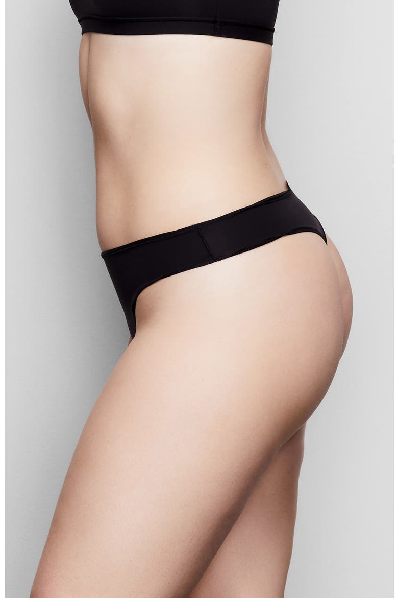 Fits Everybody Thong, Alternate, color, ONYX
