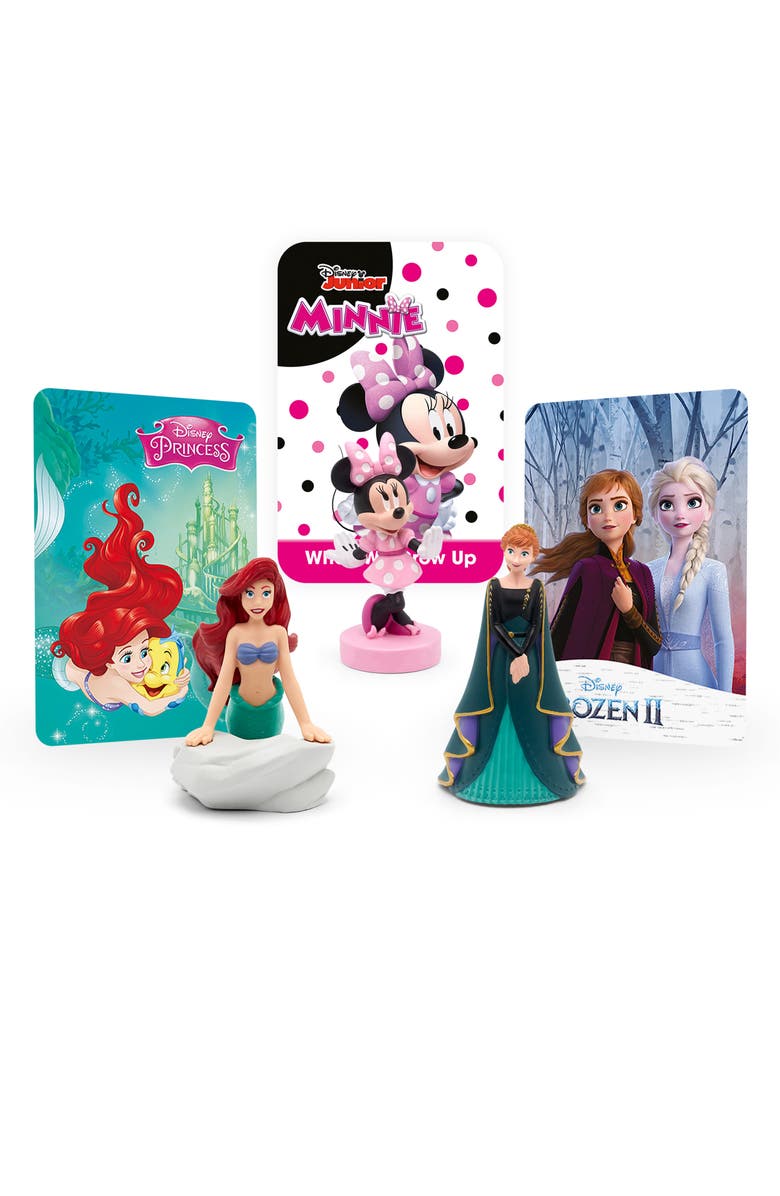 tonies Pink Toniebox Playtime Puppy Starter Set & Disney<sup>®</sup> 3-Pack Tonie Audio Character Bundle, Alternate, color,