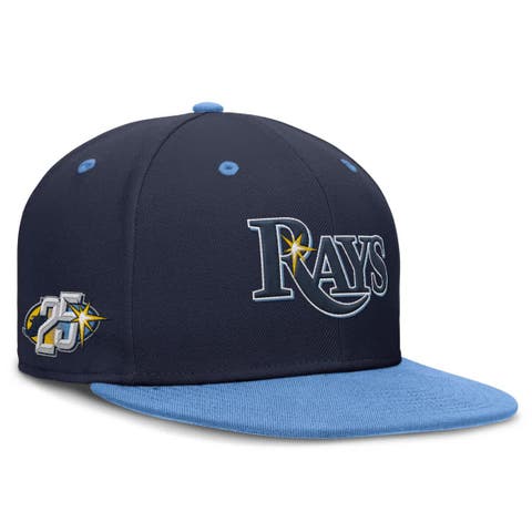 Men's Nike  Navy/Light Blue Tampa Bay Rays 25th Anniversary True Primetime Two-Tone Performance Fitted Hat