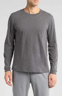 Coastaoro Long Sleeve Slubby Crewneck T-Shirt
