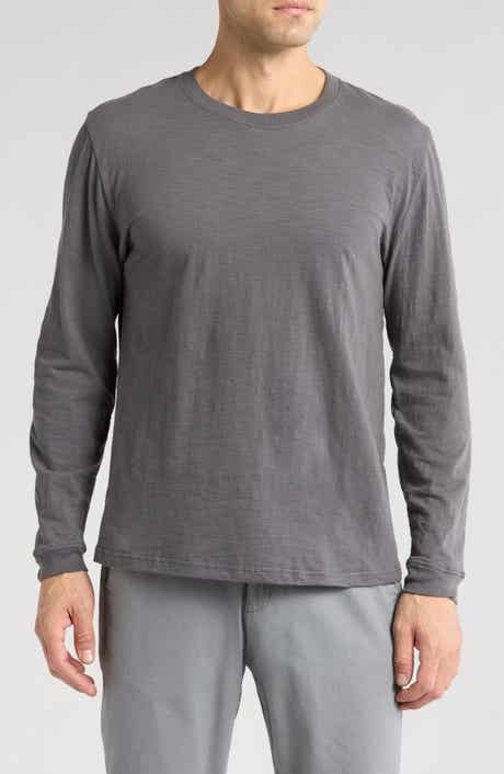 Coastaoro Long Sleeve Slubby Crewneck T-Shirt