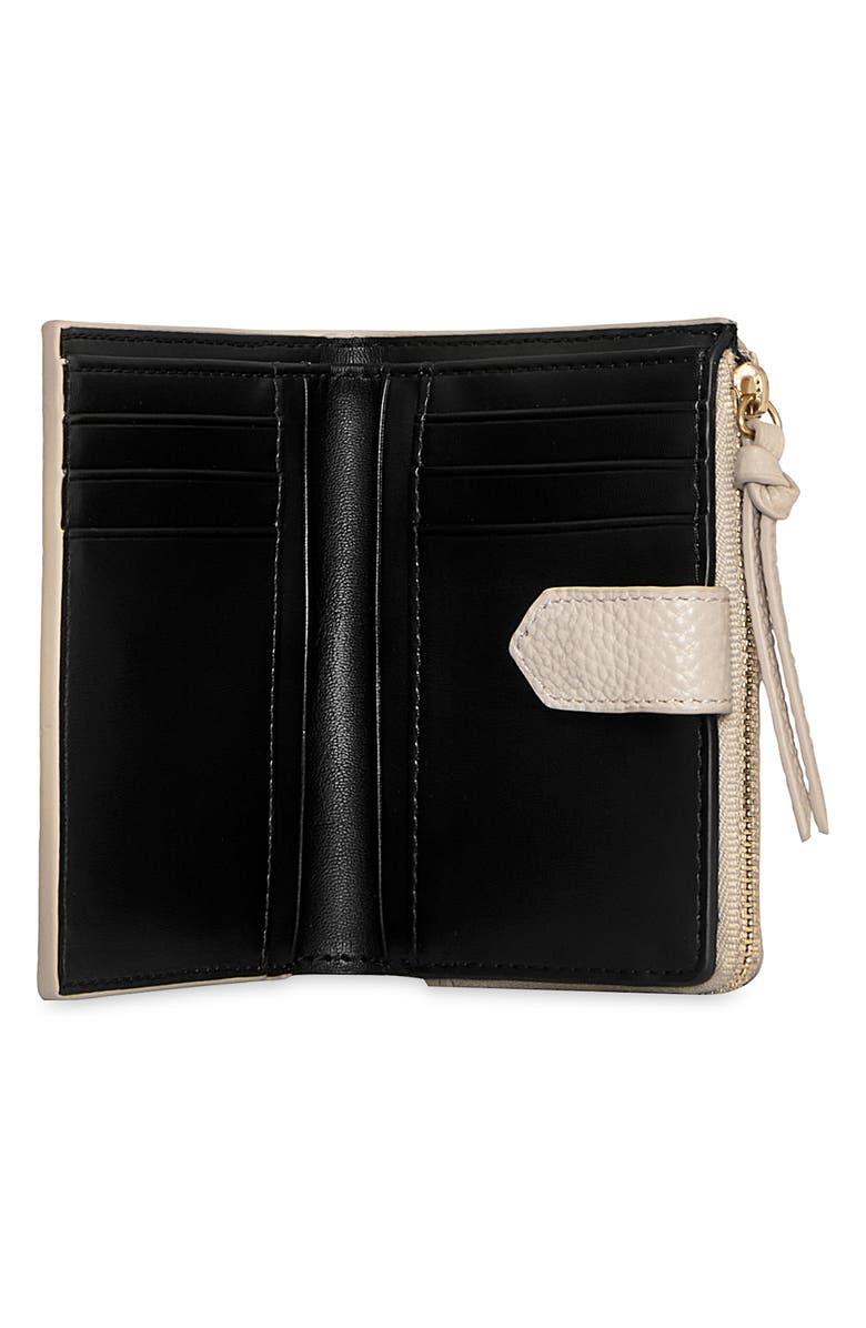 Rebecca Minkoff Slim Megan Leather Bifold Wallet, Alternate, color, Stone