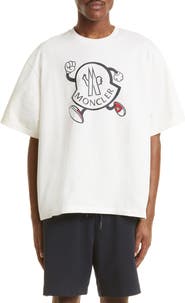 Moncler Running Logo Graphic Tee