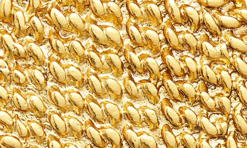 Karine Sultan Cuban Disc Clip-on Earrings In Gold