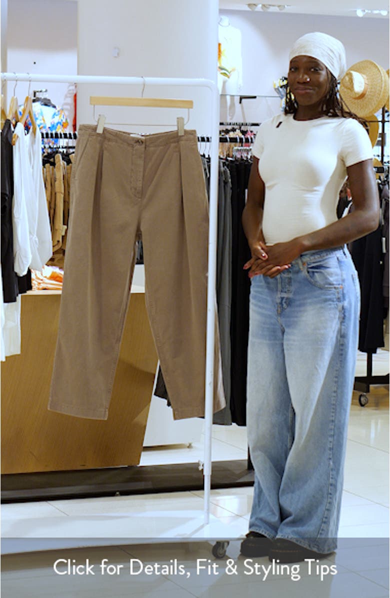 Pleated Barrel Leg Pants, sales video thumbnail
