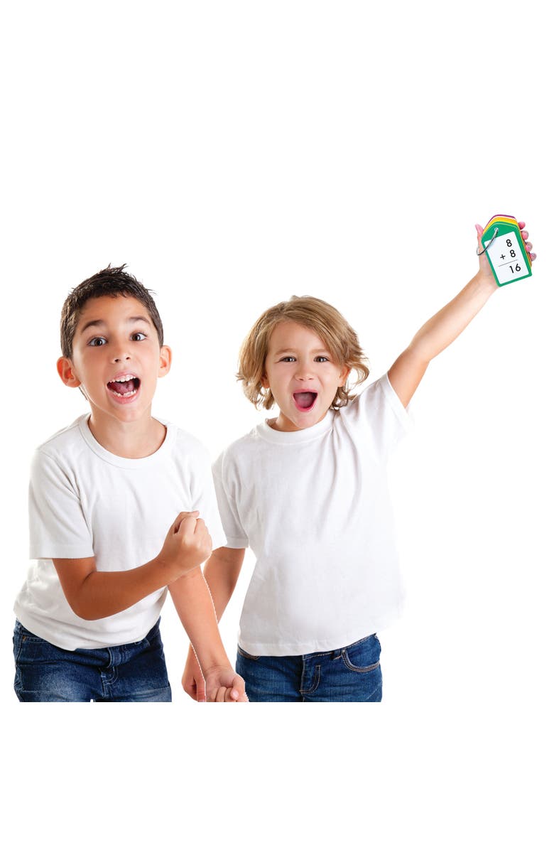 Junior Learning Addition Teach Me Tags Flash Cards, Ages 5+, Alternate, color, Multicolored