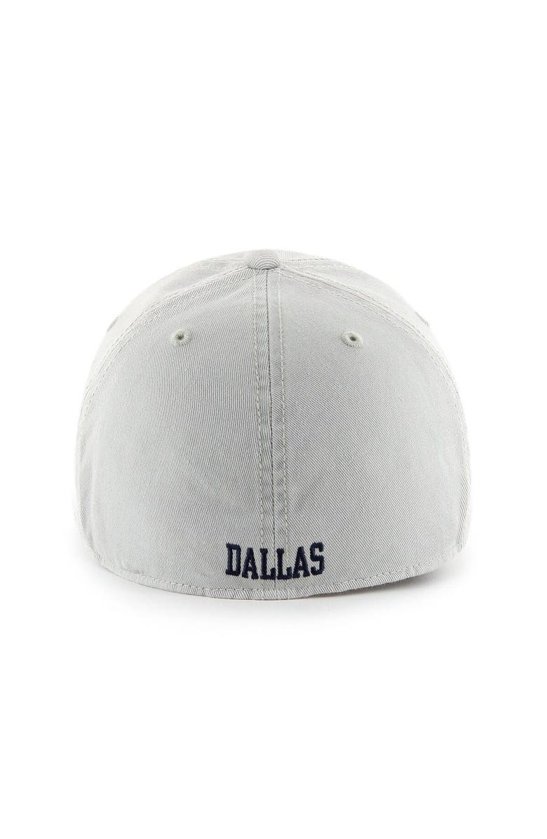 '47 Men's '47 Gray Dallas Cowboys Gridiron Classics Franchise Legacy Fitted Hat, Alternate, color, Gray