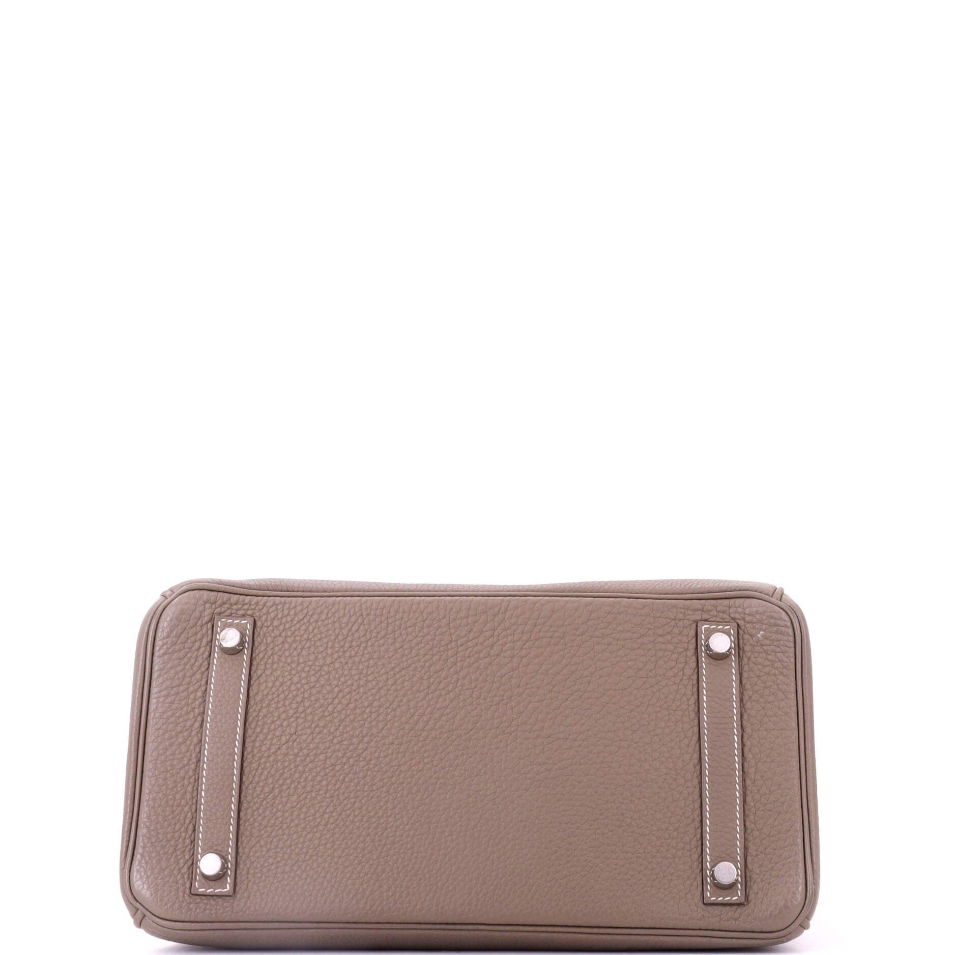 Pre-Owned Hermes Birkin Handbag Grey Togo with Palladium Hardware 30, Alternate, color, Etoupe