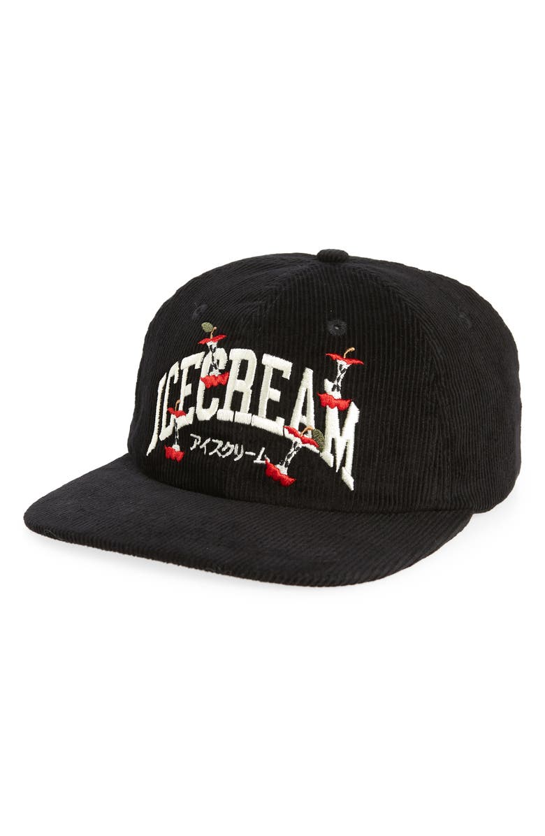 ICECREAM Core Corduroy Dad Baseball Cap, Main, color, 