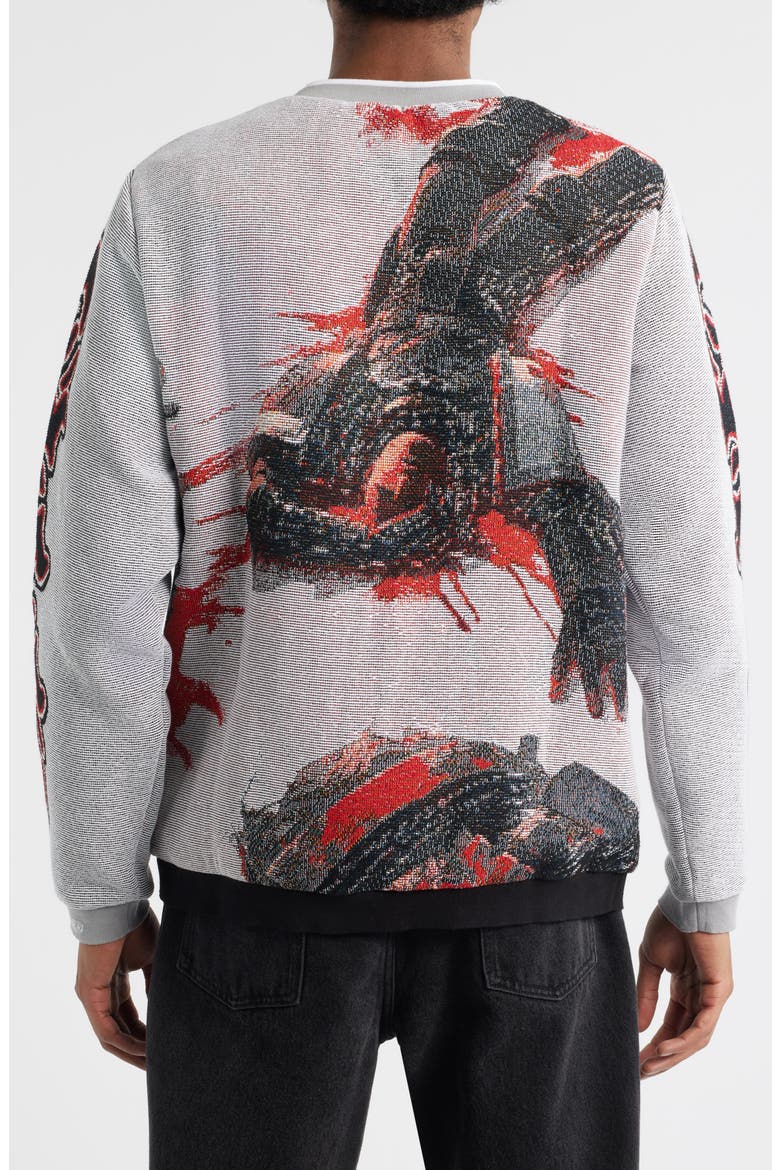 Dead Soldier Sweatshirt, Alternate, color, GRAY