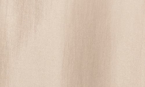 Bernardo Golden Luster Double Breasted Trench Coat In Light Khaki