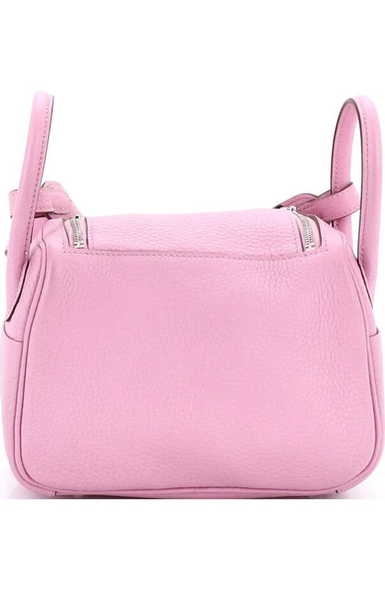 Pre-Owned Hermes Lindy Bag Clemence Mini, Alternate, color, Mauve Sylvestre