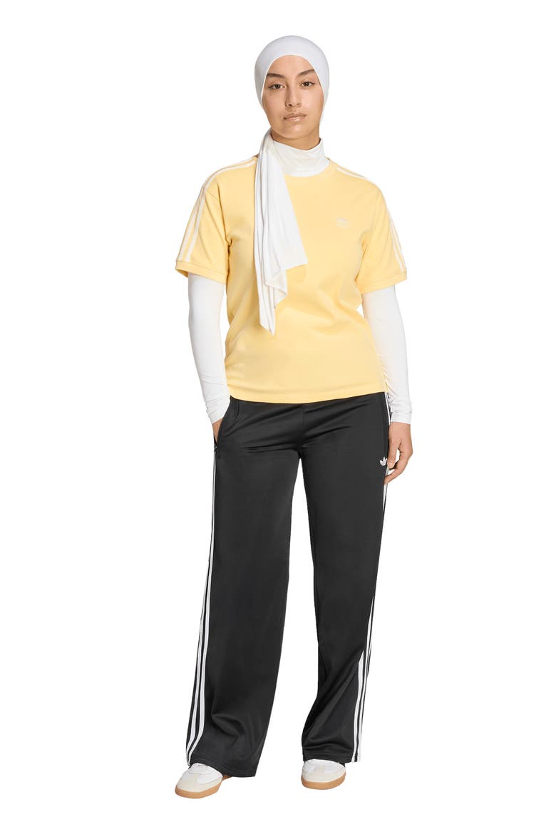 Smocked Firebird Track Pants, Alternate, color, BLACK