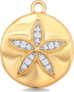 Sara Weinstock Papua Diamond Sand Dollar Charm