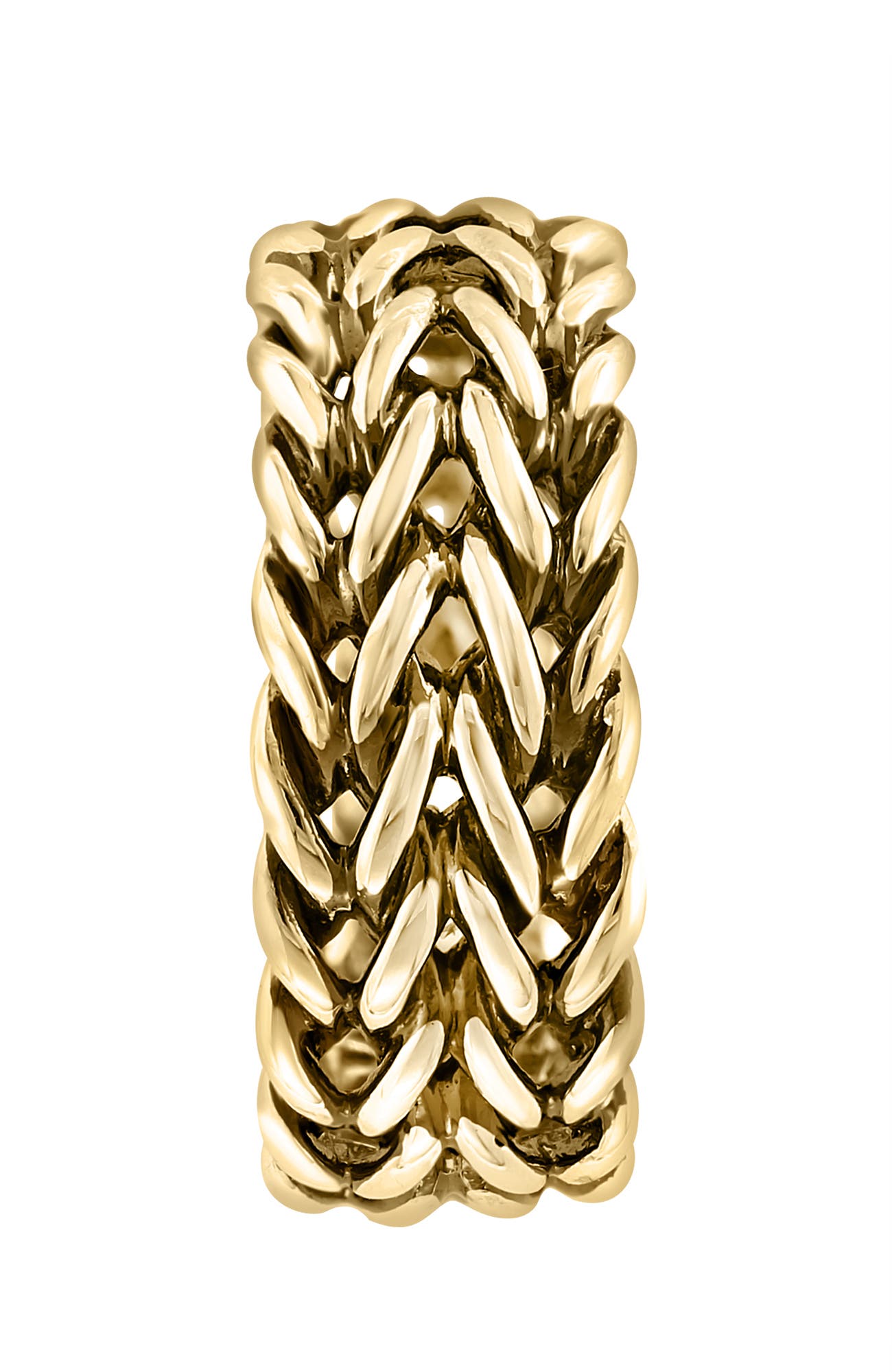 EFFY Braided Chain Ring In Gold-plated Sterling Silver (Men) | Nordstrom