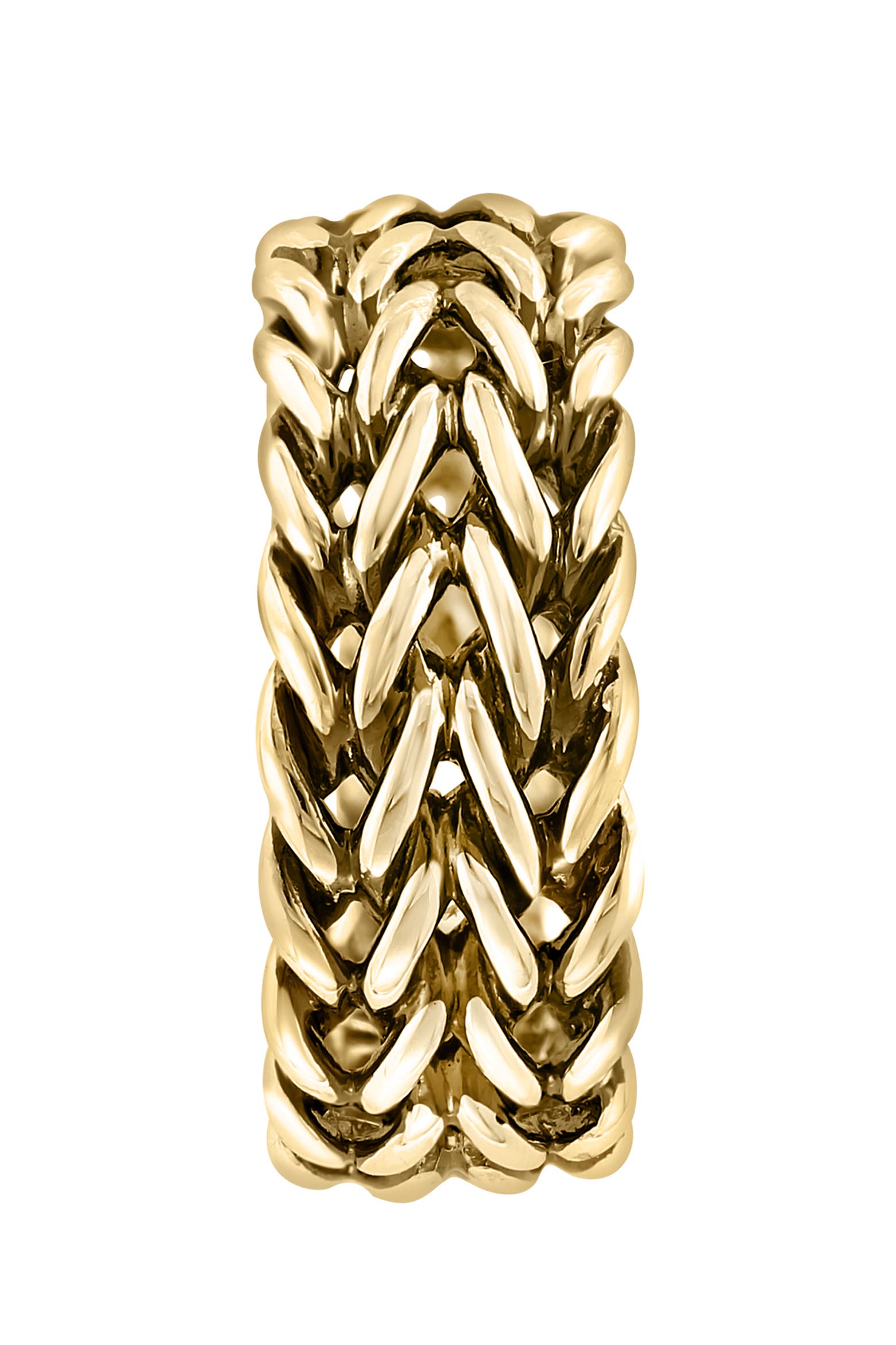 Braid Texture Gold EFFY Braided Chain Ring In Gold-plated Sterling Silver (Men) | Nordstrom