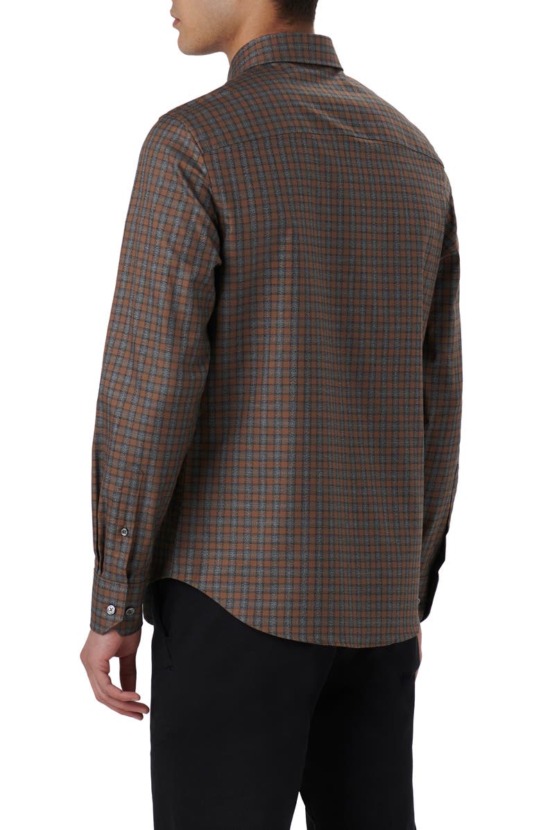 Bugatchi Karl Check Button-Up Shirt, Alternate, color, 