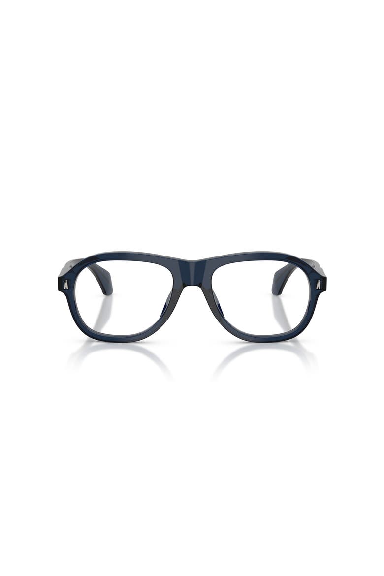 55mm Rectangle optical glasses, Alternate, color, Blue