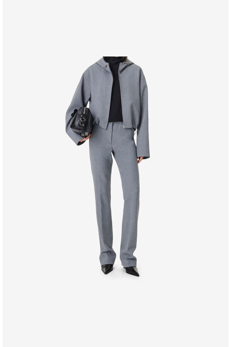 The Maureen Hooded Jacket, Main, color, MIXED  GREY
