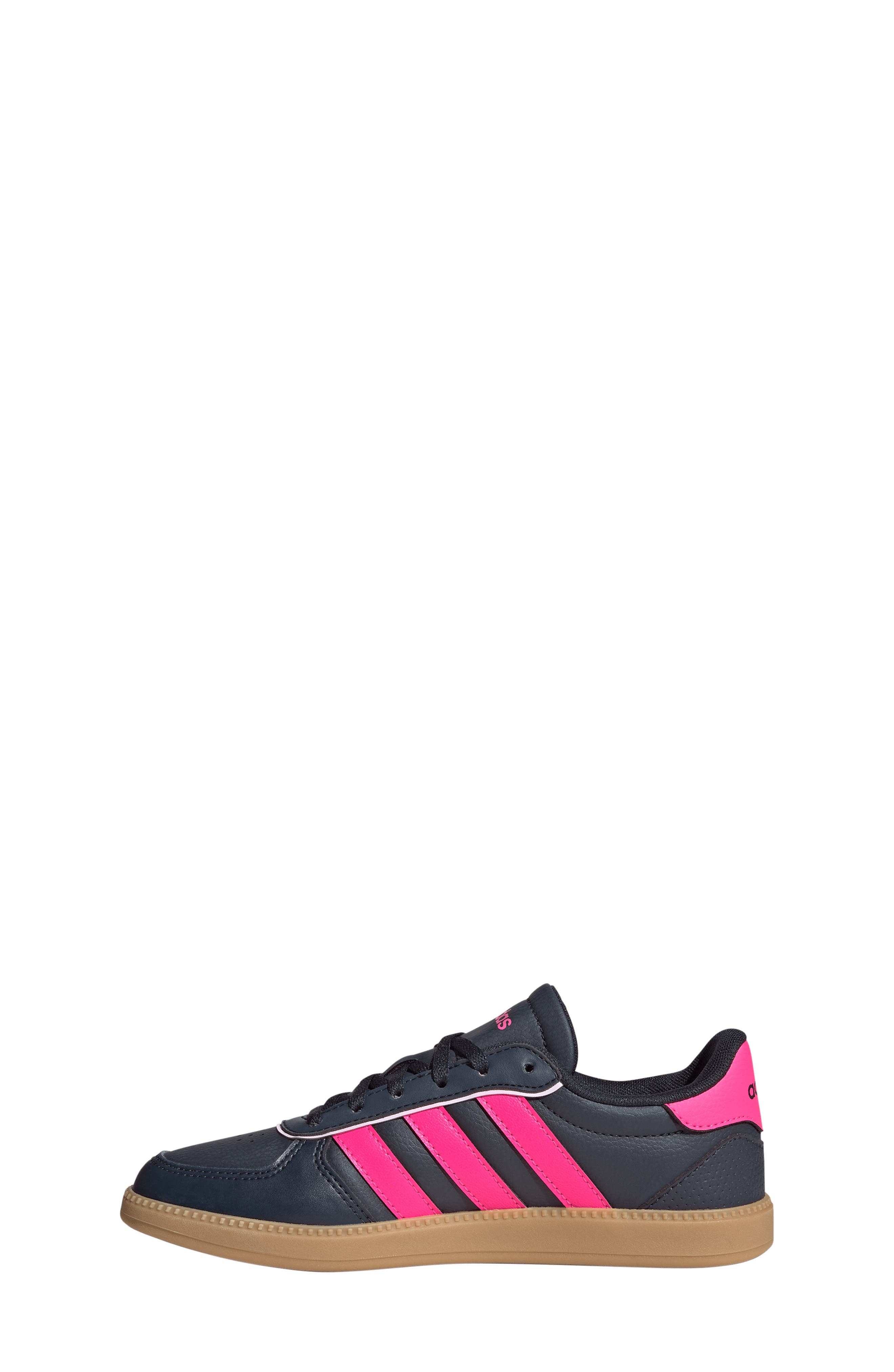adidas Kids' Breaknet Sleek Sneaker, Alternate, color, Aurora Ink/ Lucid Pink/ Gum