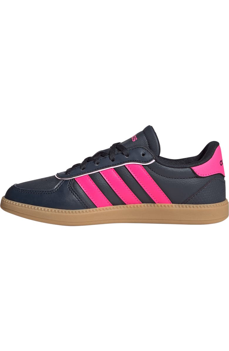 adidas Kids' Breaknet Sleek Sneaker, Alternate, color, Aurora Ink/ Lucid Pink/ Gum