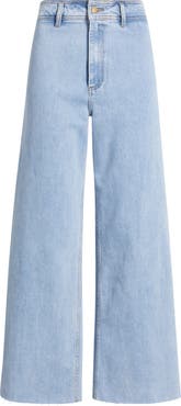 Rip Curl Holiday High Waist Wide Leg Jeans