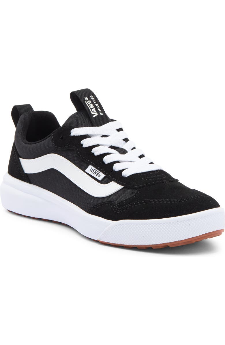 Vans Range Sneaker, Main, color, Suede/ Canvas Black/ White