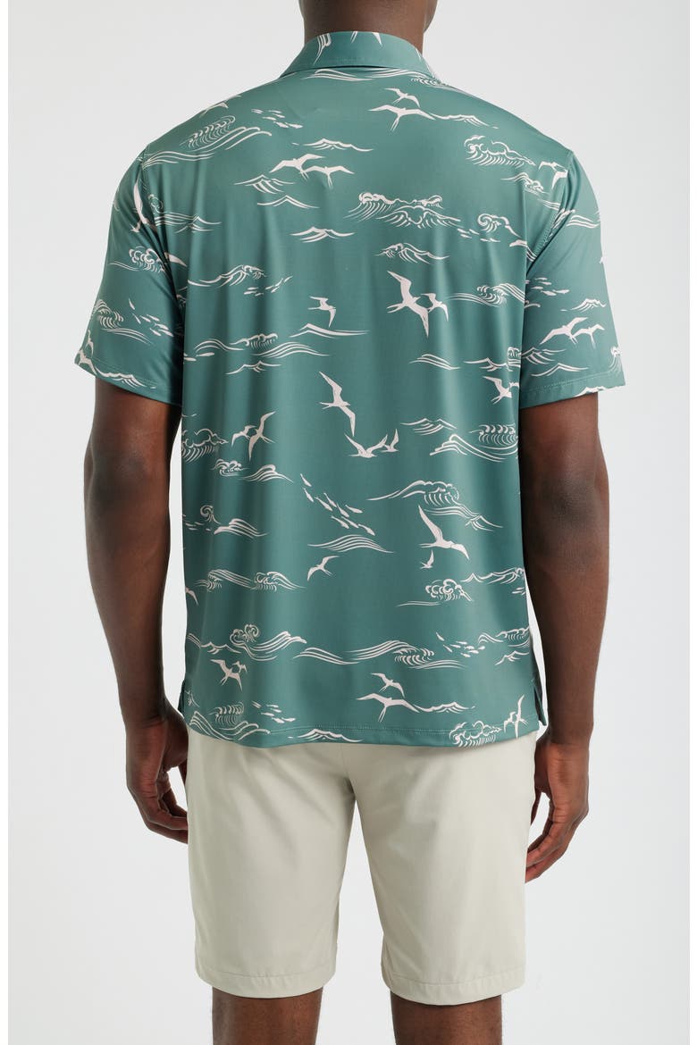 Huakai Brrr° Performance Polo, Alternate, color, SAGE