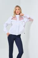 Anatomie Crystal Stretch Poplin & Organza Jacket
