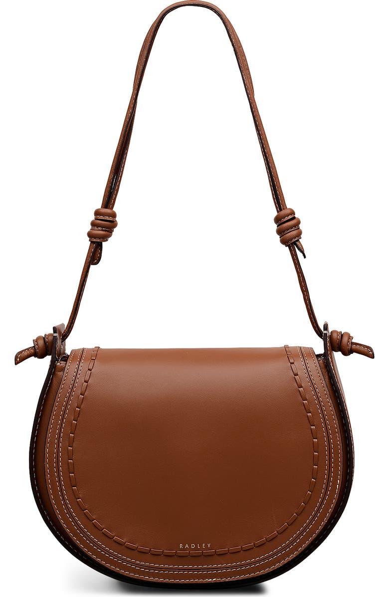 Radley The Camden Medium Flapover Shoulder Bag, Main, color, Cognac
