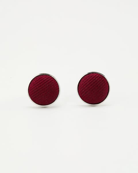 Twill Silk Cufflinks