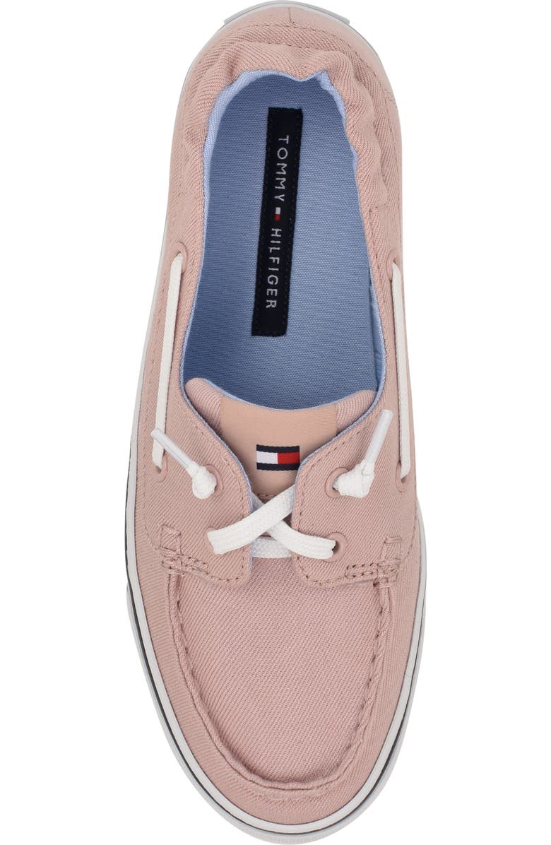 Tommy Hilfiger Oimate Boat Sneaker, Alternate, color, Foggy Pink
