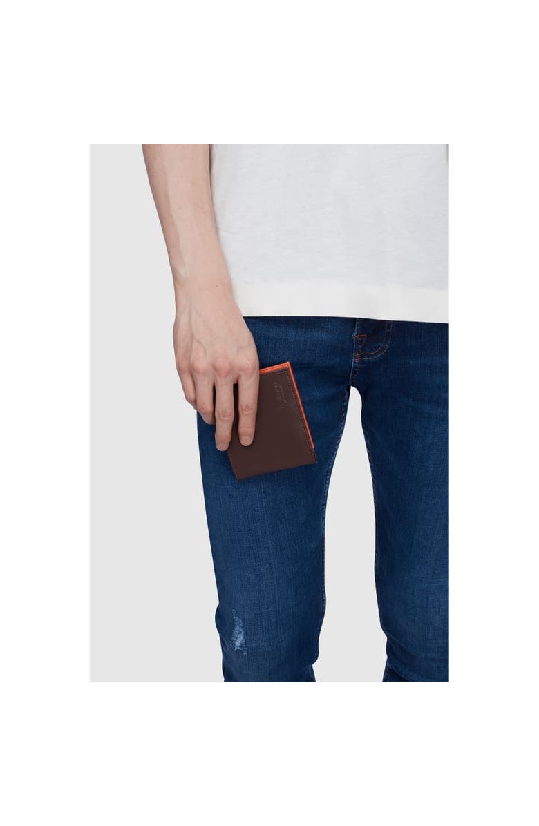 LaBante London Brave Vegan Bifold Wallet, Alternate, color, Brown