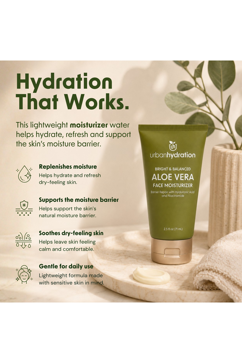 Aloe Vera Leaf Gel Moisturizer and Serum, Alternate, color, None