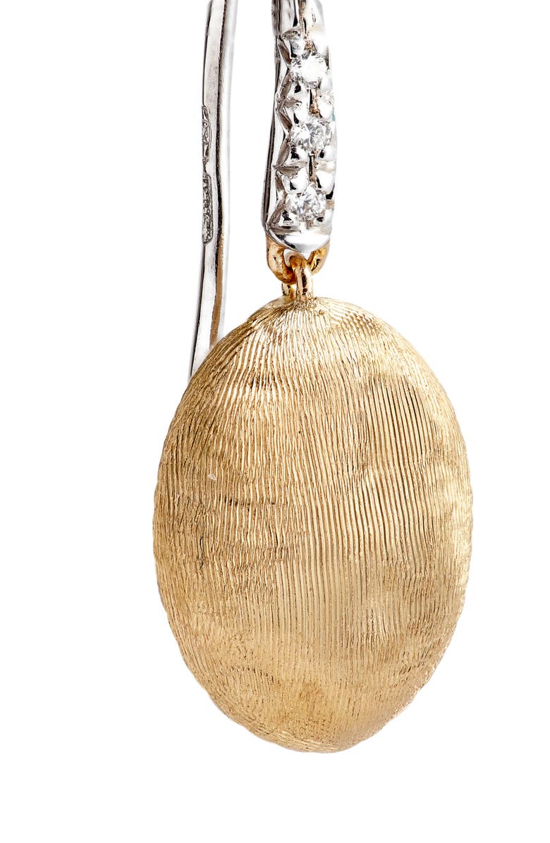 Marco Bicego Siviglia 18K Yellow Gold & Diamond Earrings, Alternate, color, 18K Yellow Gold