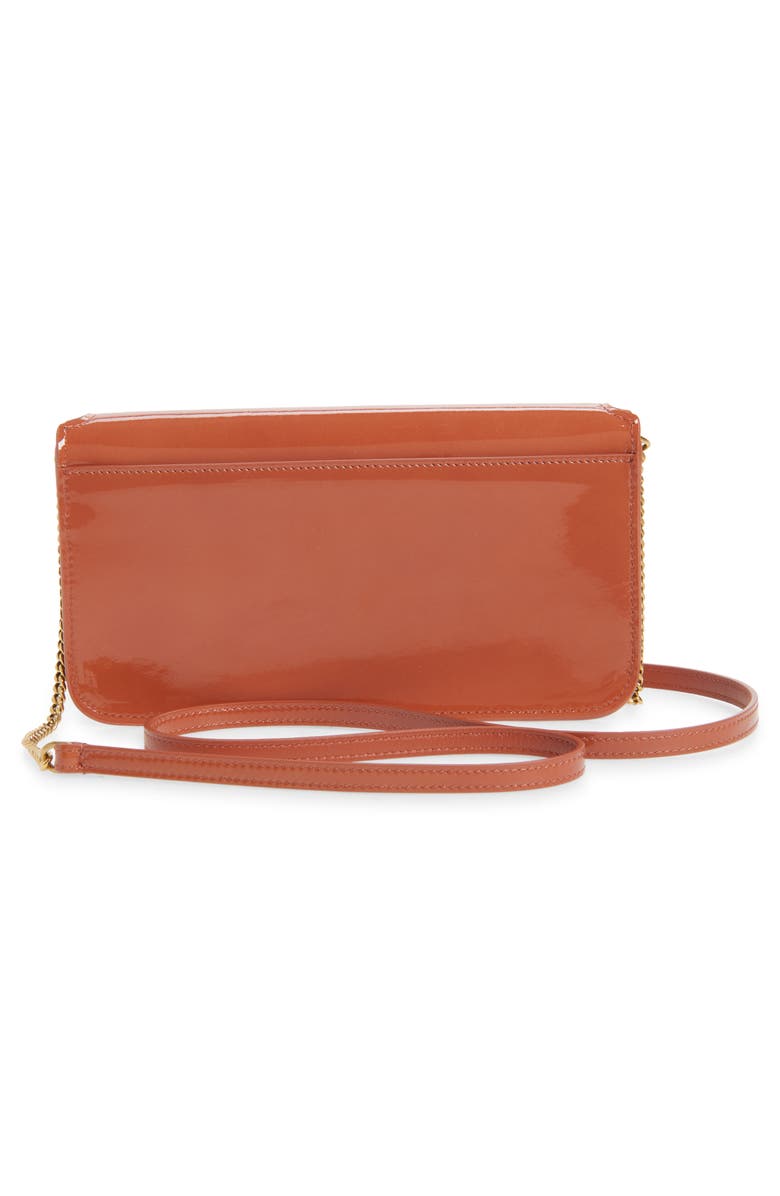 Saint Laurent Cassandre Patent Leather Phone Crossbody Bag, Alternate, color,