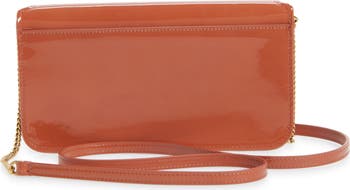 Cassandre Patent Leather Phone Crossbody Bag