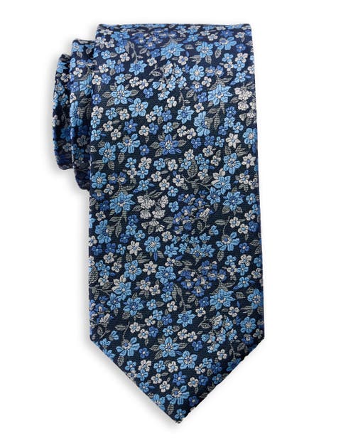 Big & Tall Autumn Floral Tie