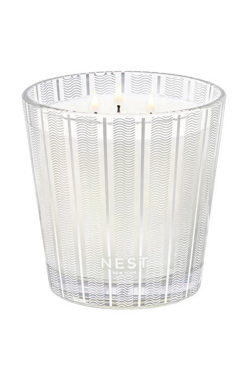 Nest New York Blue Cypress & Snow Three-wick Candle In Blue