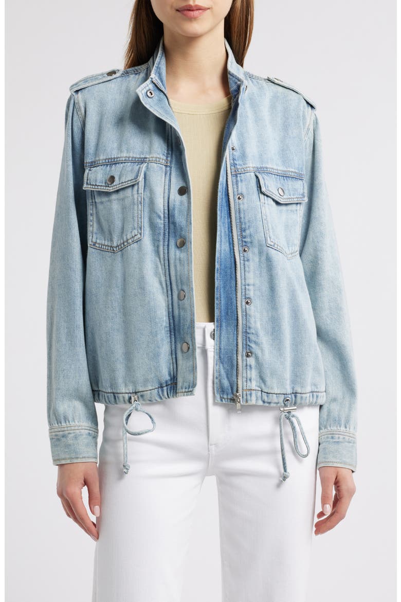 Collins Denim Utility Jacket, Main, color, FADED INDIGO