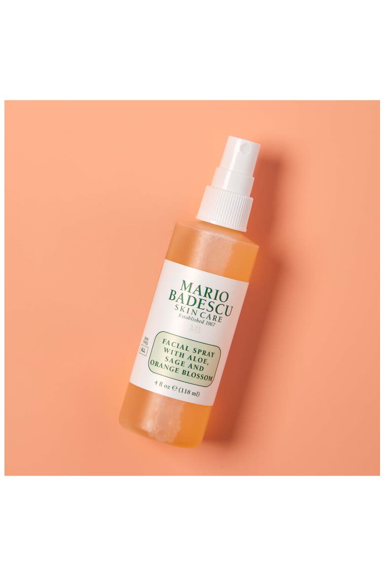 Facial Spray with Aloe Sage & Orange Blossom, Alternate, color, NO COLOR