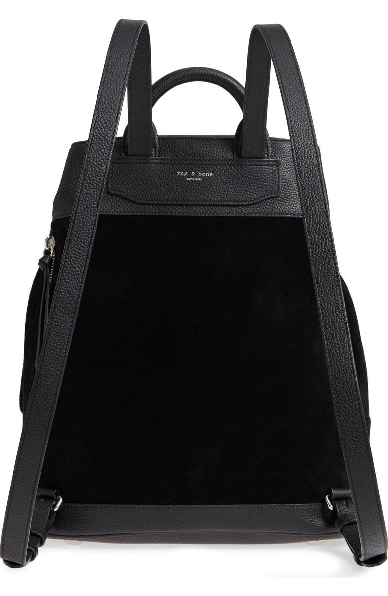 rag & bone Pilot Suede & Leather Backpack, Alternate, color,