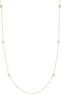 Bony Levy 14K Gold Cutout Station Long Necklace