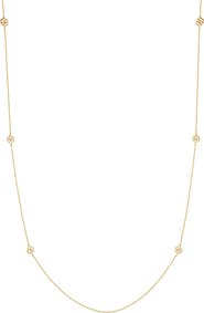Bony Levy 14K Gold Cutout Station Long Necklace