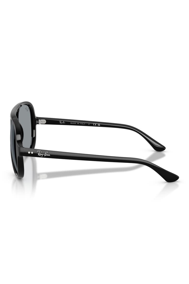 Cats 5000 59mm Pilot Sunglasses, Alternate, color, BLACK / GREY