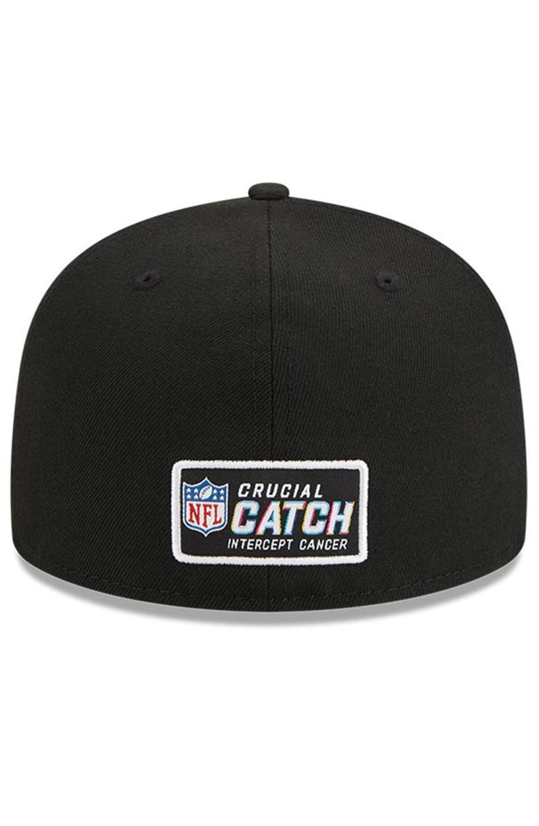 New Era Men's New Era  Black Cleveland Browns 2023 NFL Crucial Catch 59FIFTY Fitted Hat, Alternate, color, Black