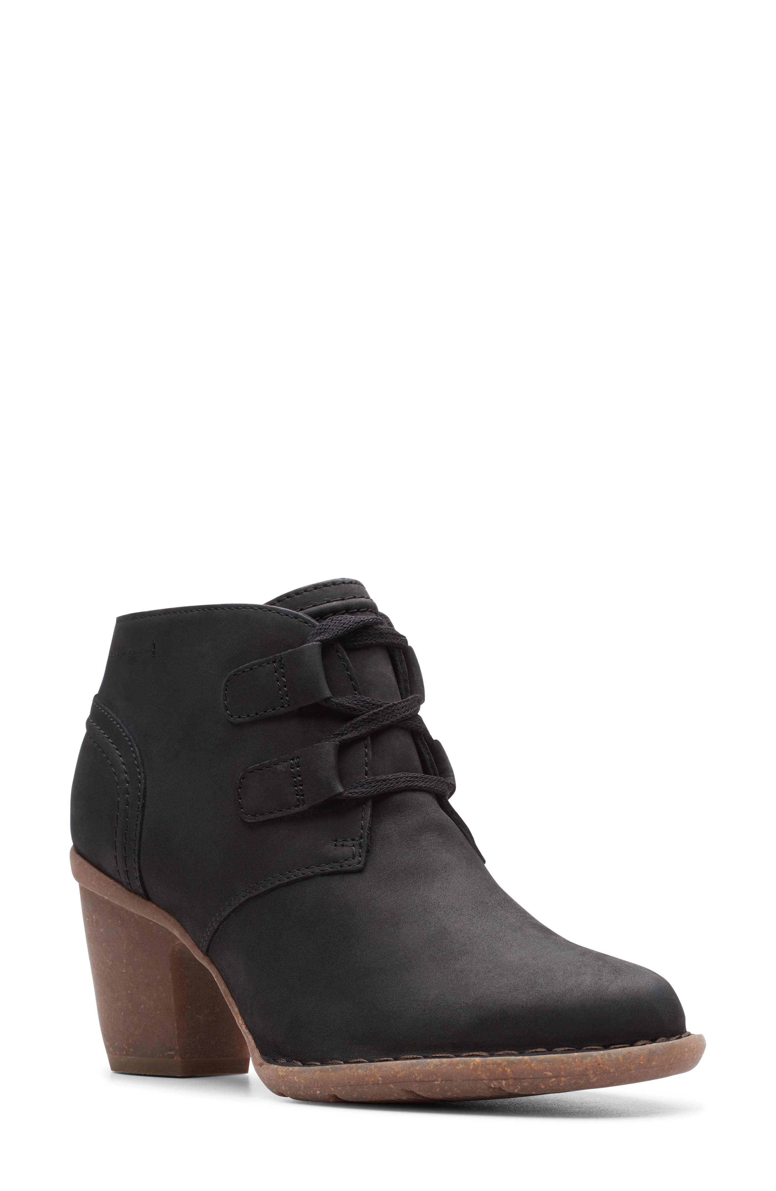 Clarks<sup>®</sup> Carleta Lyon Ankle Boot, Main, color, 