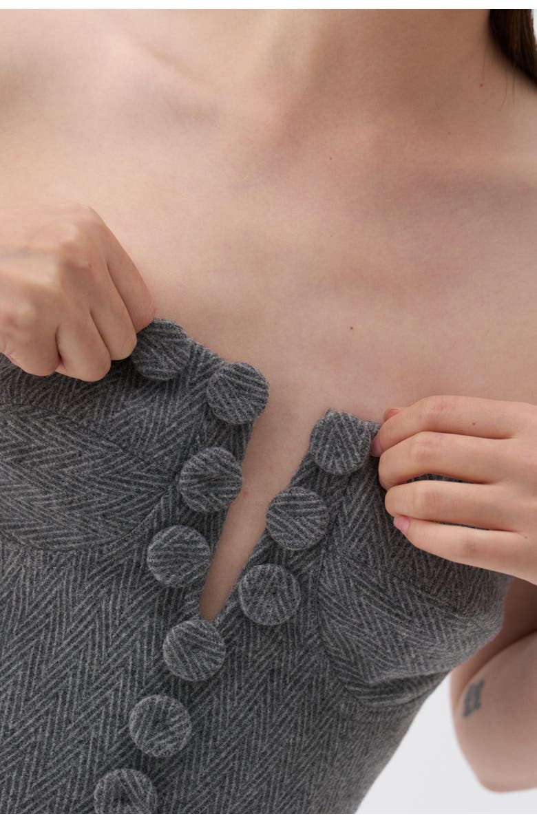 Nocturne Strapless Mini Dress, Alternate, color, 